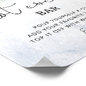 Affiche du bar à chocolat chaud au eucalyptus d'hi (Coin)