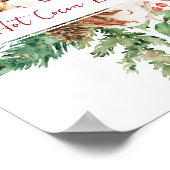 Affiche du Bar de Chocolat Chaud de Fêtes (Coin)