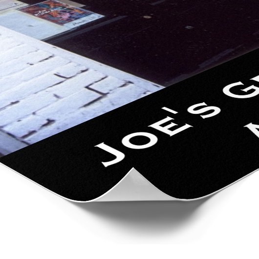 Affiche du bar générique de Joe (Coin)