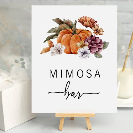 Affiche du bar Mimosa d'automne