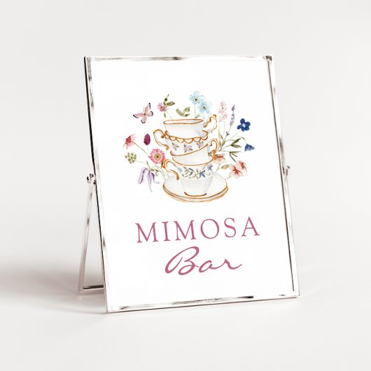 Affiche du bar Mimosa rose