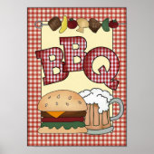 Affiche du barbecue (Devant)