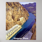 Affiche du barrage Hoover, Nevada (Devant)