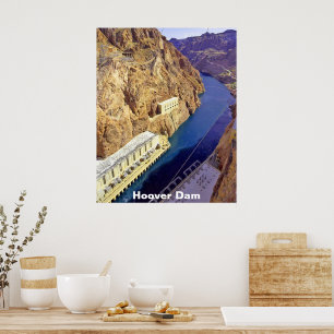 Affiche du barrage Hoover, Nevada