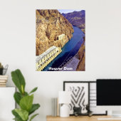 Affiche du barrage Hoover, Nevada (Bureau à domicile)
