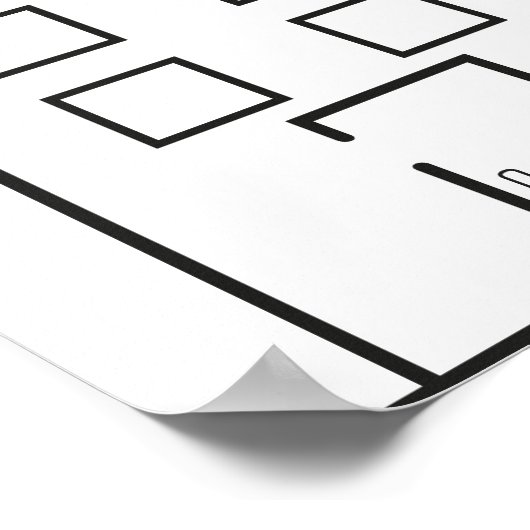 Affiche du bâtiment hiérarchique (Coin)