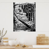 Affiche du Battleship Iowa (Cuisine)