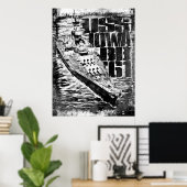 Affiche du Battleship Iowa (Bureau à domicile)