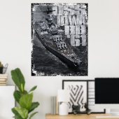 Affiche du Battleship Iowa (Bureau à domicile)