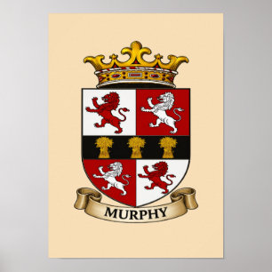 Affiche du blason de la famille Murphy