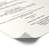 Affiche du Bulletin de l'Église (Coin)