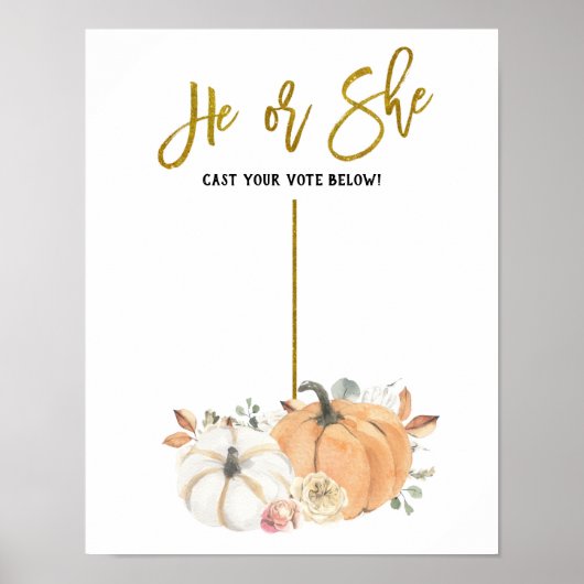 Affiche du Bureau de vote du Citrouille Révélé Bla (Devant)