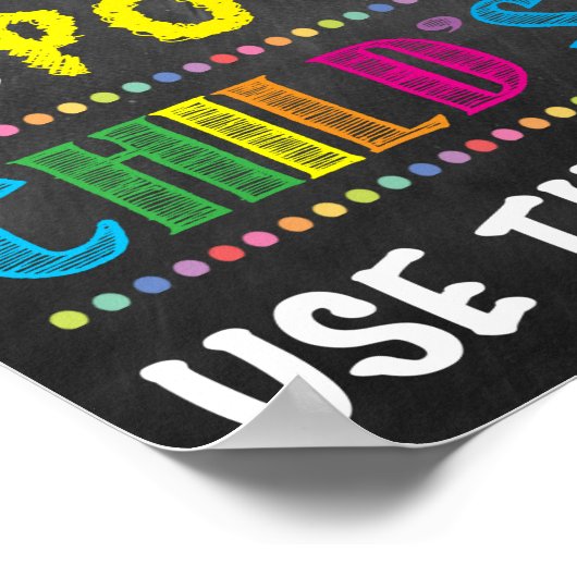 Affiche du bureau du conseiller scolaire (Coin)