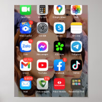 affiche du bureau iphone