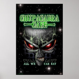 Affiche du café Chupacabra 23X35