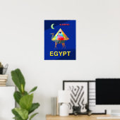 Affiche du Caire, Égypte (Bureau à domicile)