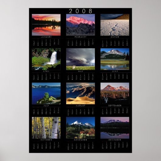 Affiche du calendrier 2008 (Devant)