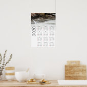 Affiche du calendrier 2020 des mouettes (Cuisine)