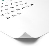 Affiche du calendrier 2021 (Coin)