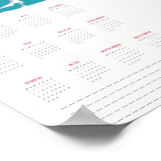 Affiche du calendrier 2021 (Coin)