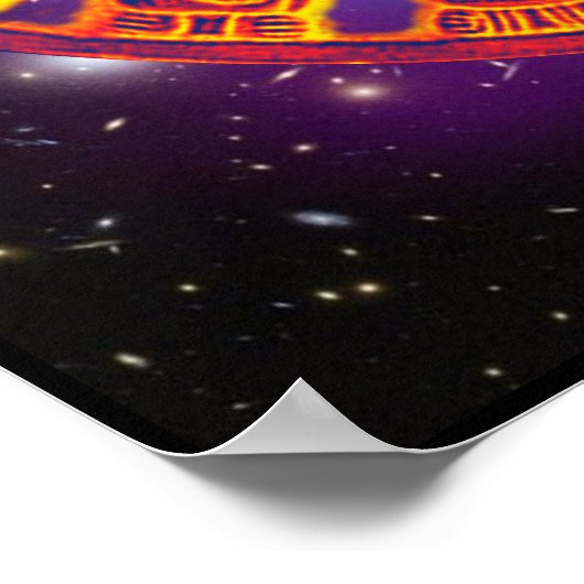 Affiche du calendrier à compte long maya (Coin)