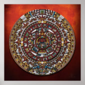 Affiche du calendrier aztèque (Devant)