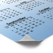 Affiche du calendrier de réflexions de Blue Mounta (Coin)