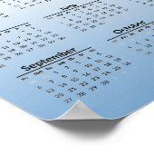 Affiche du calendrier de réflexions de Blue Mounta (Coin)