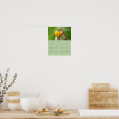 Affiche du calendrier du mur de Chipmunk 2025 (Cuisine)