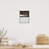 Affiche du calendrier du mur du pont de Manhattan  (Cuisine)