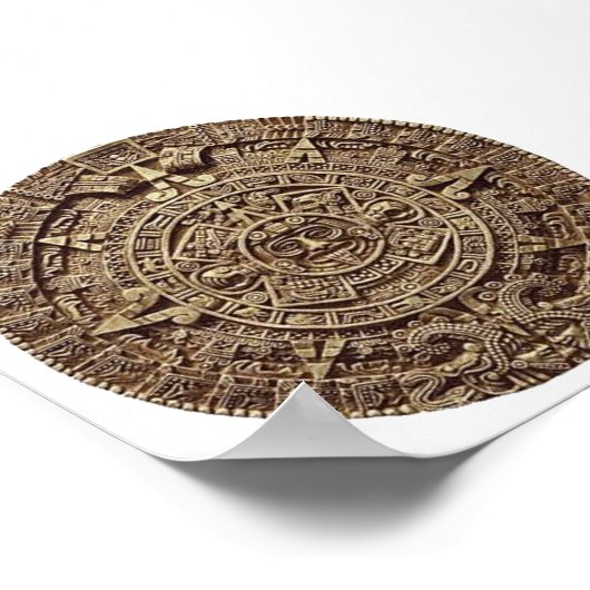 Affiche du calendrier maya (Coin)