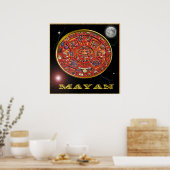 Affiche du calendrier maya (Cuisine)