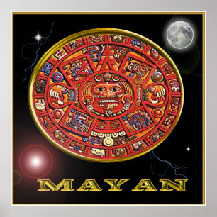 Affiche du calendrier maya