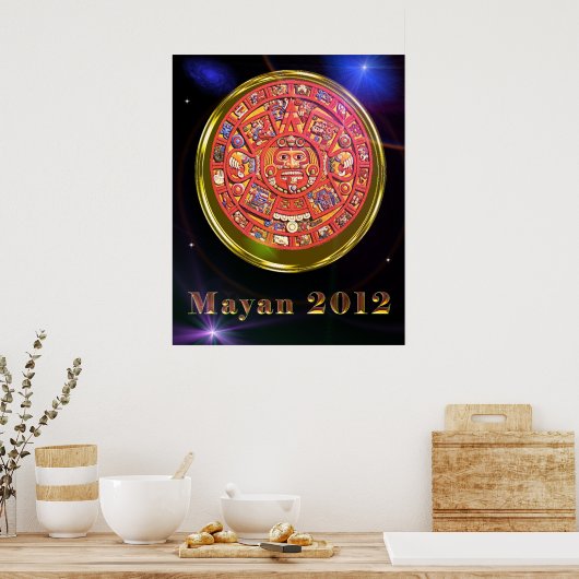affiche du calendrier maya 2012 (Cuisine)