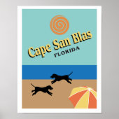 Affiche du Cap San Blas en Floride (Devant)