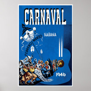 Affiche du Carnaval à La Havane