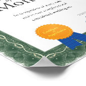 Affiche du certificat de l'employé du mois (Coin)