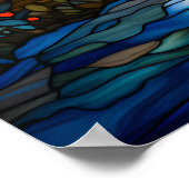 Affiche du chalet d'automne (Coin)