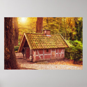 affiche du chalet forestier