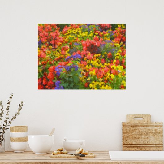 Affiche du champ de fleurs (Cuisine)