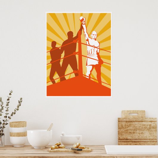 affiche du championnat de boxer (Cuisine)