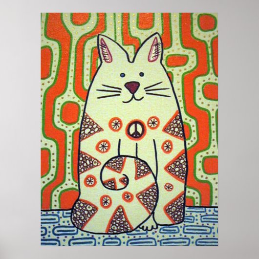 Affiche du chat Peace (Devant)