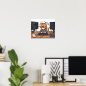 Affiche du Chat Royal (Bureau à domicile)