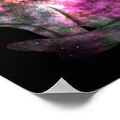 Affiche du chat spatial (Coin)