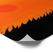 Affiche du chat Sunset (Coin)