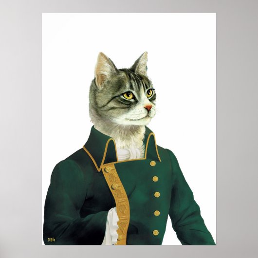 affiche du chat tabby (Devant)