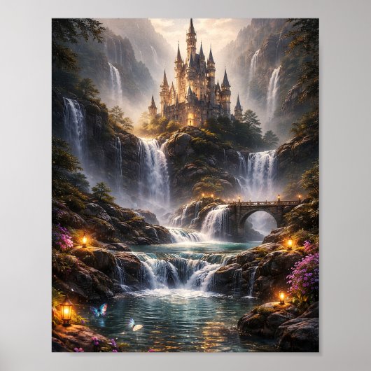 Affiche du Château de la Cascade Fantastique (Devant)