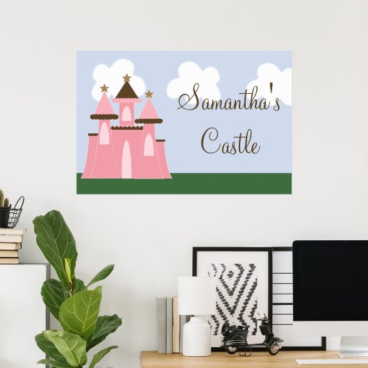 Affiche du château de Princess (Bureau à domicile)