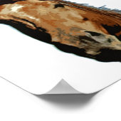 Affiche du cheval Imprimer (Coin)