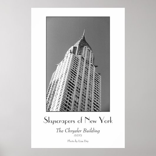 Affiche du Chrysler Building (Devant)